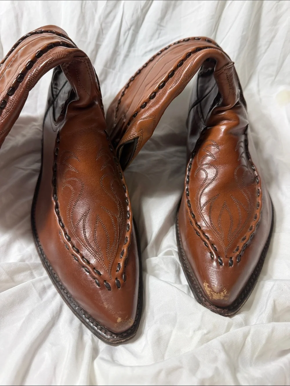 Dan Post Brown Leather Western Boots